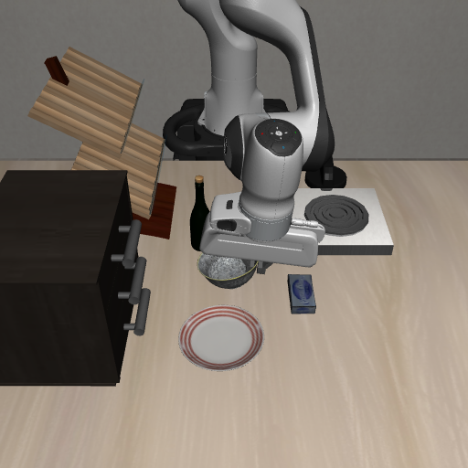 Put the bowl on the stove, frame 0044